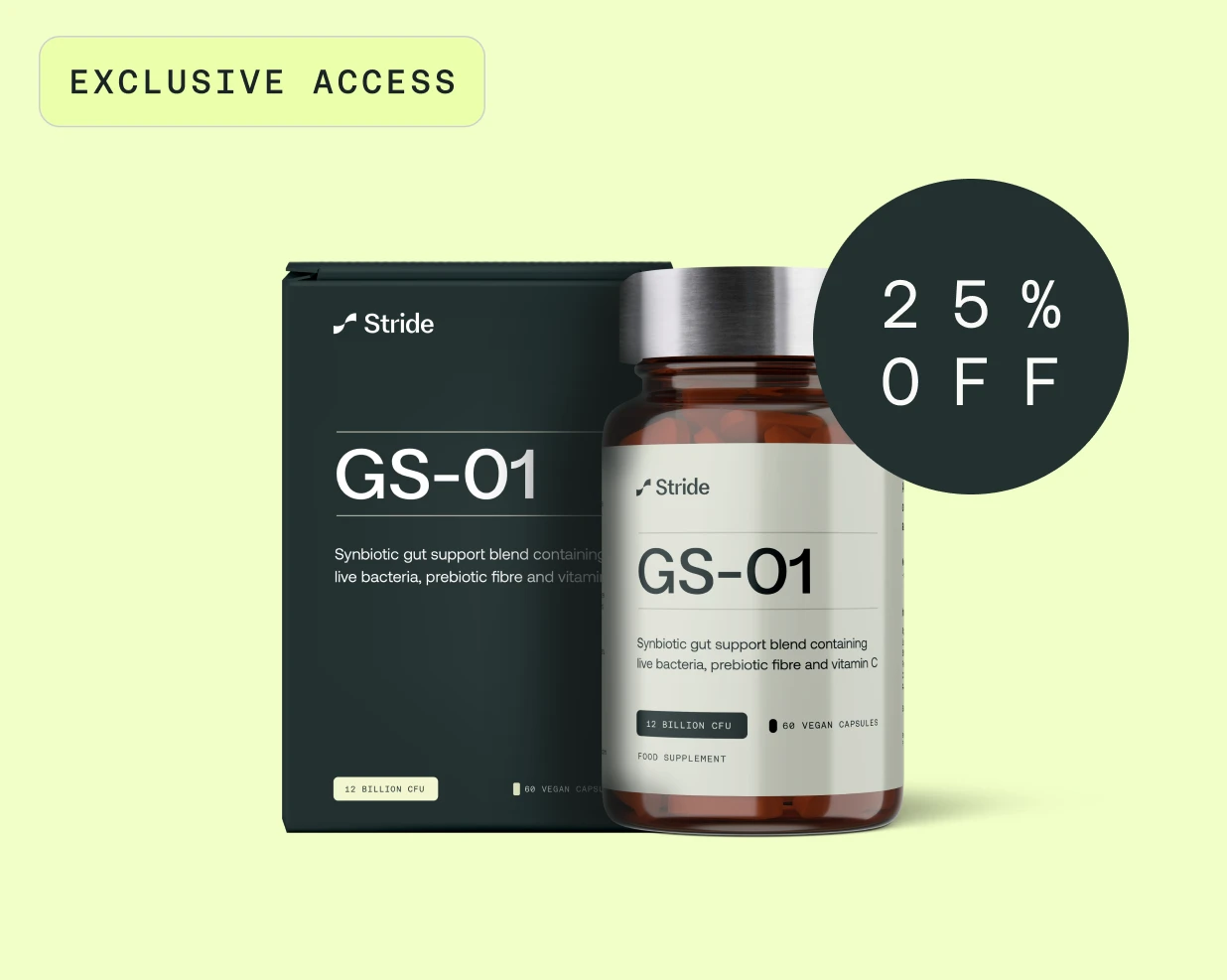 25% off supplements